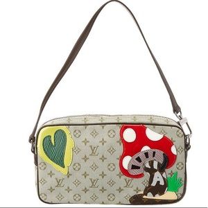 LTD Edition Khaki Monogram Mini Mushroom Pochette